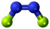 Cis-dinitrogen difluoride molecule