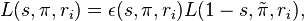 L(s,\pi,r_i) = \epsilon(s,\pi,r_i) L(1-s,\tilde{\pi},r_i),