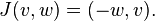 J(v,w) = (-w,v).\,