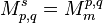 M^s_{p,q}=M^{p,q}_m