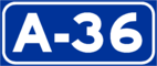 Autovía A-36 shield}}