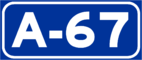 Autovía A-67 shield}}