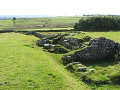 Remains of worked stones