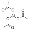 Structure of aluminium triacetate as a covalent molecular compound