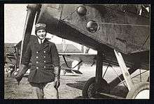 Anthony Jacques Mantle in full flight gear.