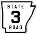 State Road 3 marker