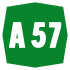 A57 Motorway shield}}