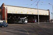 Brunswick Tram Depot shed