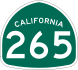 State Route 265 marker