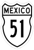 Federal Highway 51 shield