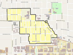 Map of district boundaries