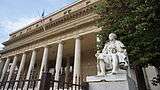 Palace of Justice with sculpture of Joseph Jérôme, Comte Siméon on the right side