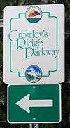 Crowleys Ridge Scenic Byway sign