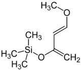 Structural formula of Danishefsky's diene