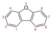 Skeletal formula showing numbering convention