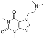 Skeletal formula of dimethazan