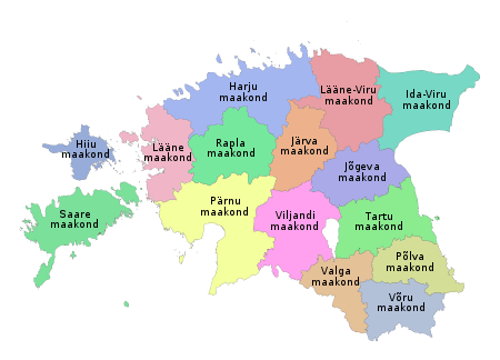 Counties of Estonia