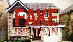 The Fake Britain logo