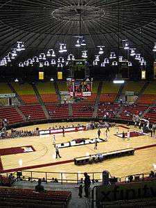 Interior view Fant–Ewing Coliseum in 2011