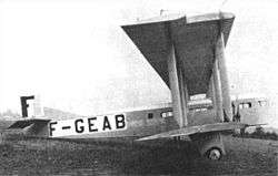 Photograph of a Farman Goliath