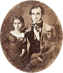 Florencio Varela and his daughter in Montevideo, c.1847