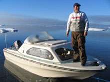 Florin Fodor in Grise Fiord - October 2006.