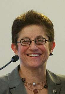 A photo of Gigi Sohn from the Public Knowledge IP3 awards event in 2012