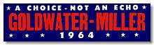 Goldwater-Miller "A Choice – Not An Echo" campaign logo