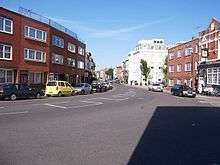 A view of the High Street in Old Portsmouth