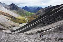 Hikers in the Brooks Range