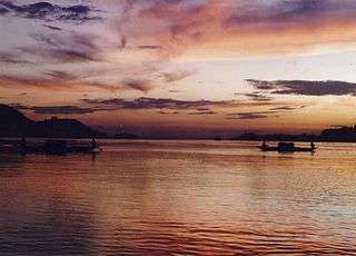 A view across the Brahmaputra near Sukhleswar Ghat, Guwahati