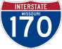 Interstate 170 marker