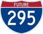 Interstate 295 marker