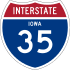 Interstate 35 marker