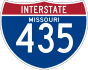 Interstate 435 marker