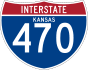 Interstate 470 marker