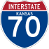 Interstate 70 marker