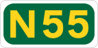 N55 road shield}}