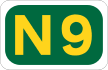 N9 road shield}}