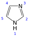 Skeletal formula with numbers