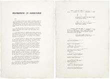 Allied Instrument of Surrender