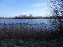 Island in Harrold Odell Country Park