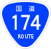 National Route 174 shield