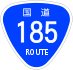 National Route 185 shield