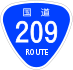 National Route 209 shield