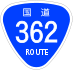 National Route 362 shield