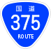 National Route 375 shield