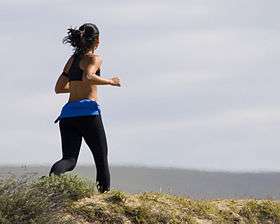 Image of a woman running