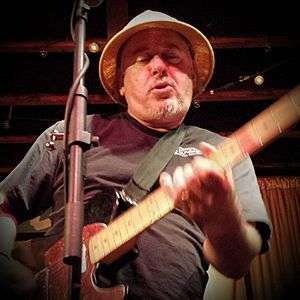 Jon Langford playing with The Mekons at the Hideout, Chicago, IL on July 15, 2015