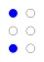 ⠅ (braille pattern dots-13)